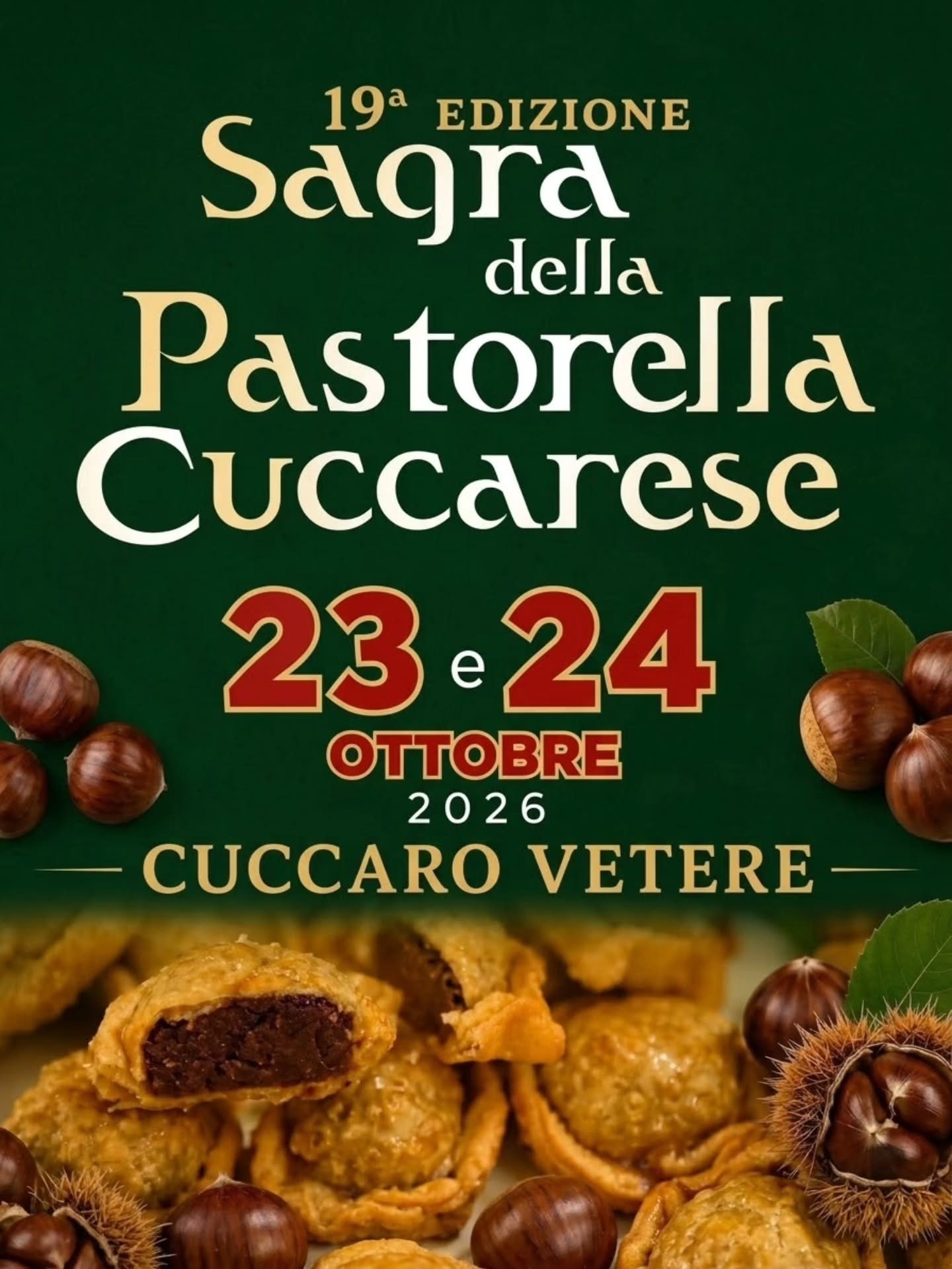 Locandina di 19ª Edizione Sagra della Pastorella Cuccarese