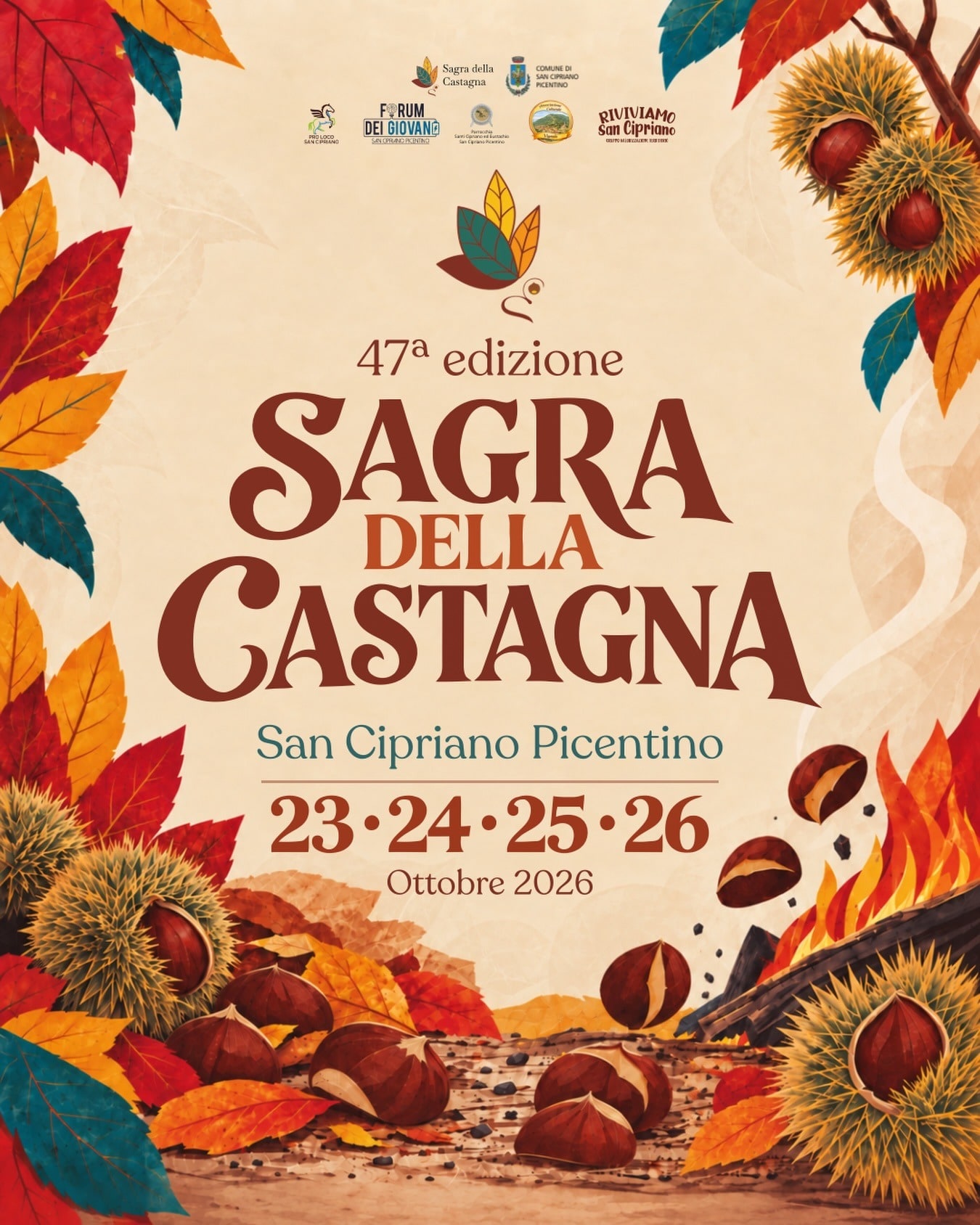 Locandina di 47ª edizione Sagra della Castagna