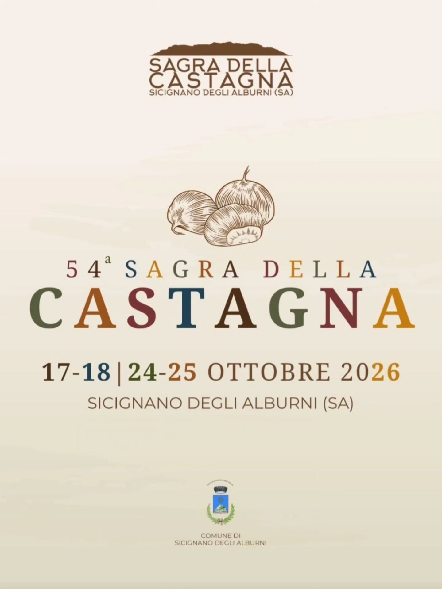 Locandina di 54ª SAGRA DELLA CASTAGNA