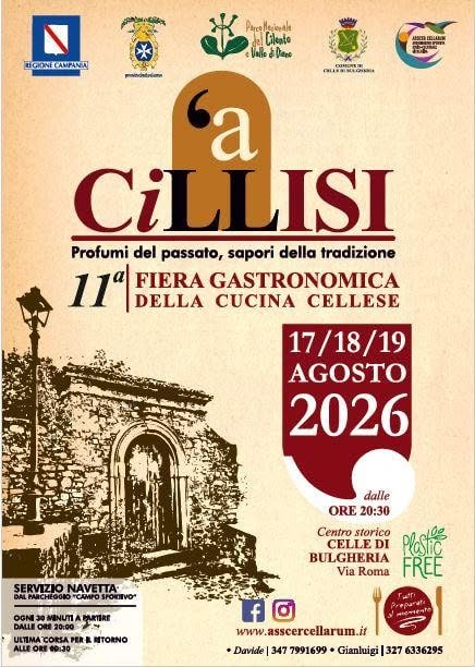 Locandina di 'a CiLLiSI - 11ª Fiera Gastronomica della Cucina Cellese