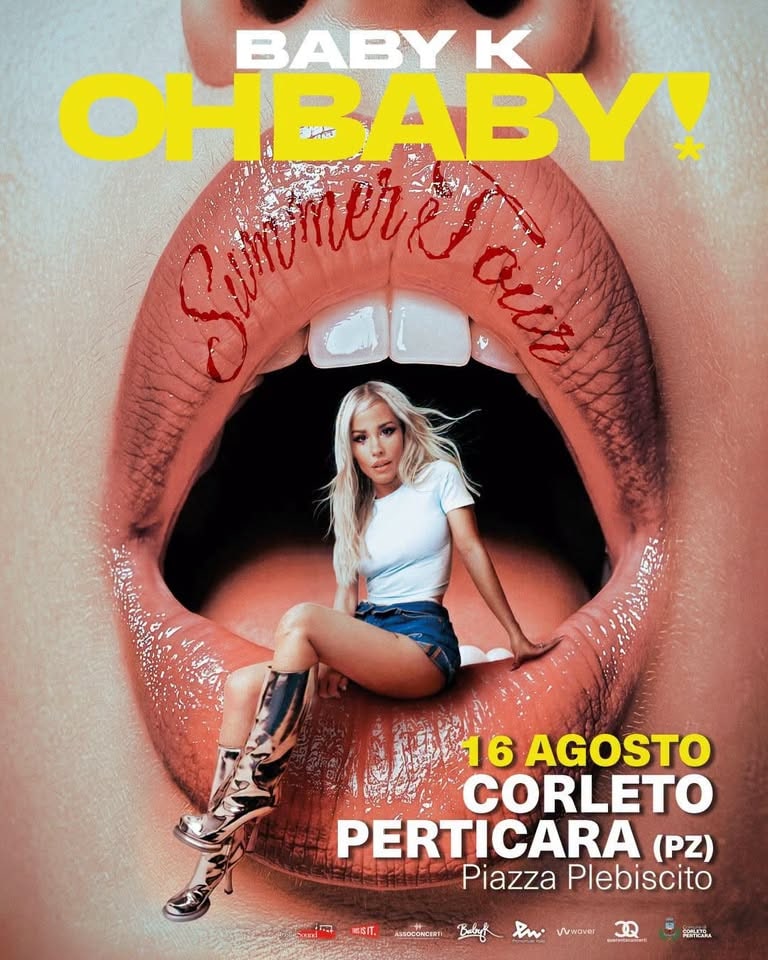 Locandina di BABY K - OH BABY! Summer Tour