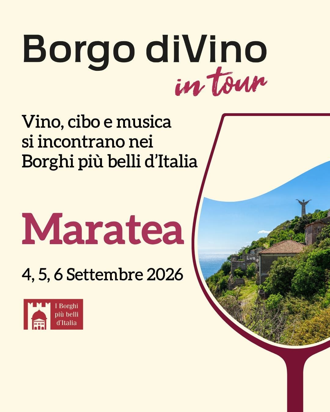 Locandina di Borgo diVino in tour - Maratea