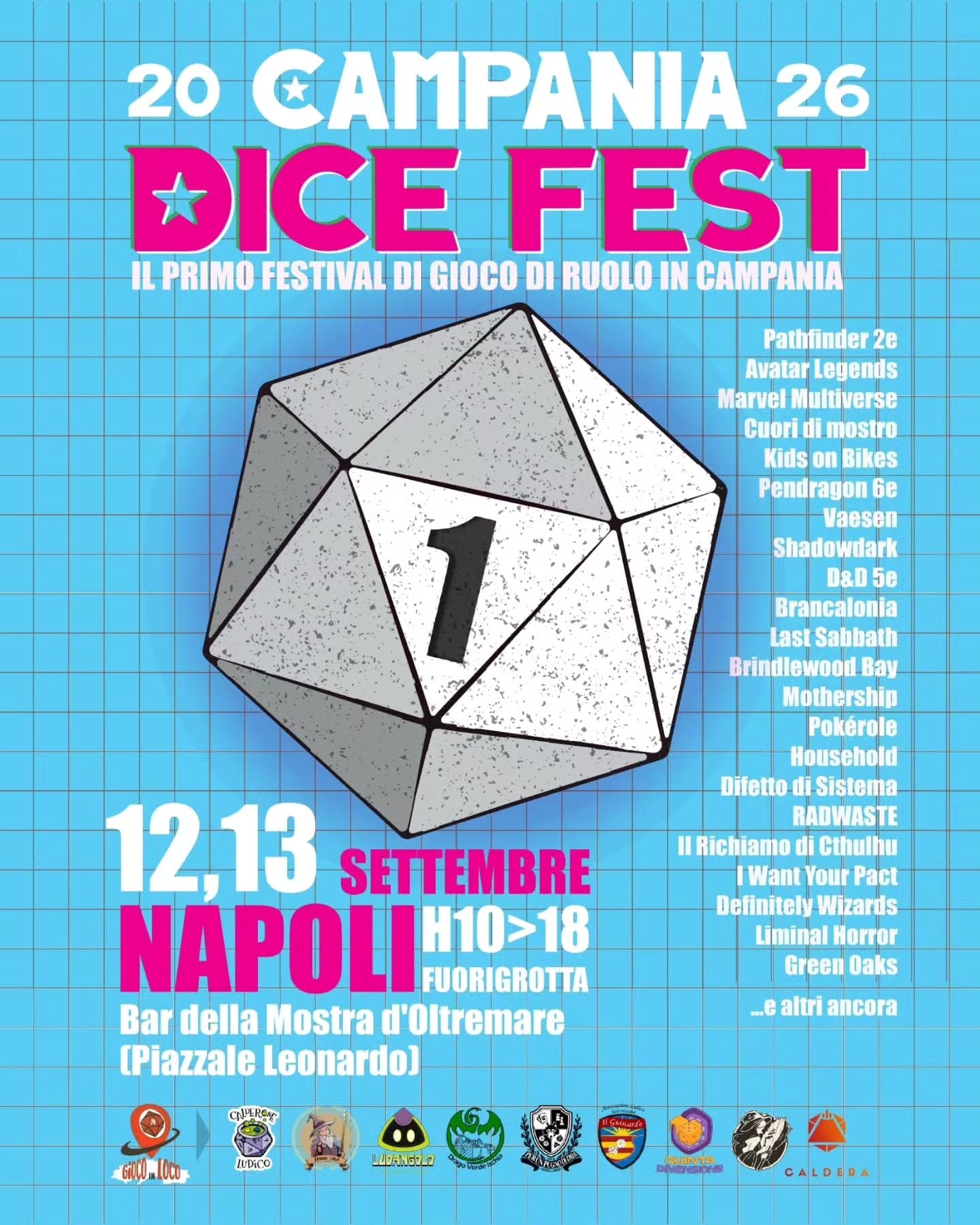 Locandina di Campania Dice Fest - 1ª Edizione
