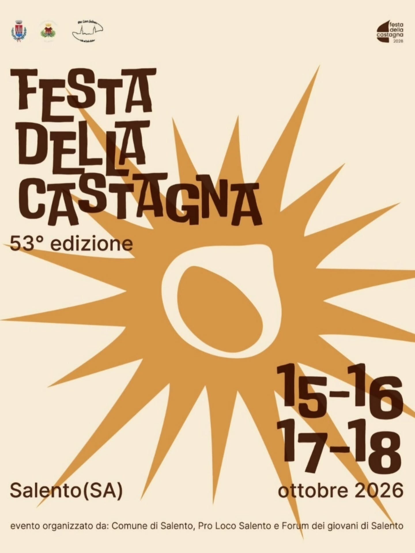 Locandina di FESTA DELLA CASTAGNA 53° edizione