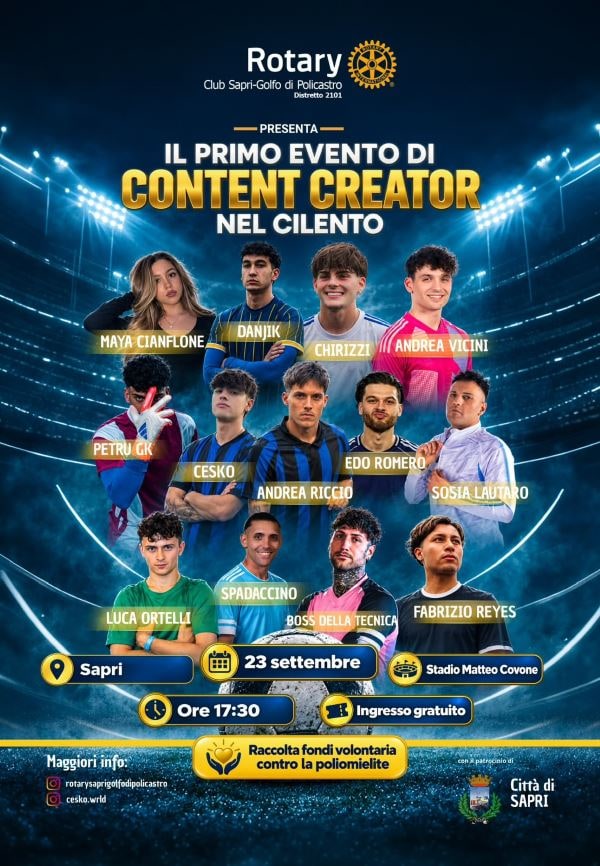 Locandina di IL PRIMO EVENTO DI CONTENT CREATOR NEL CILENTO