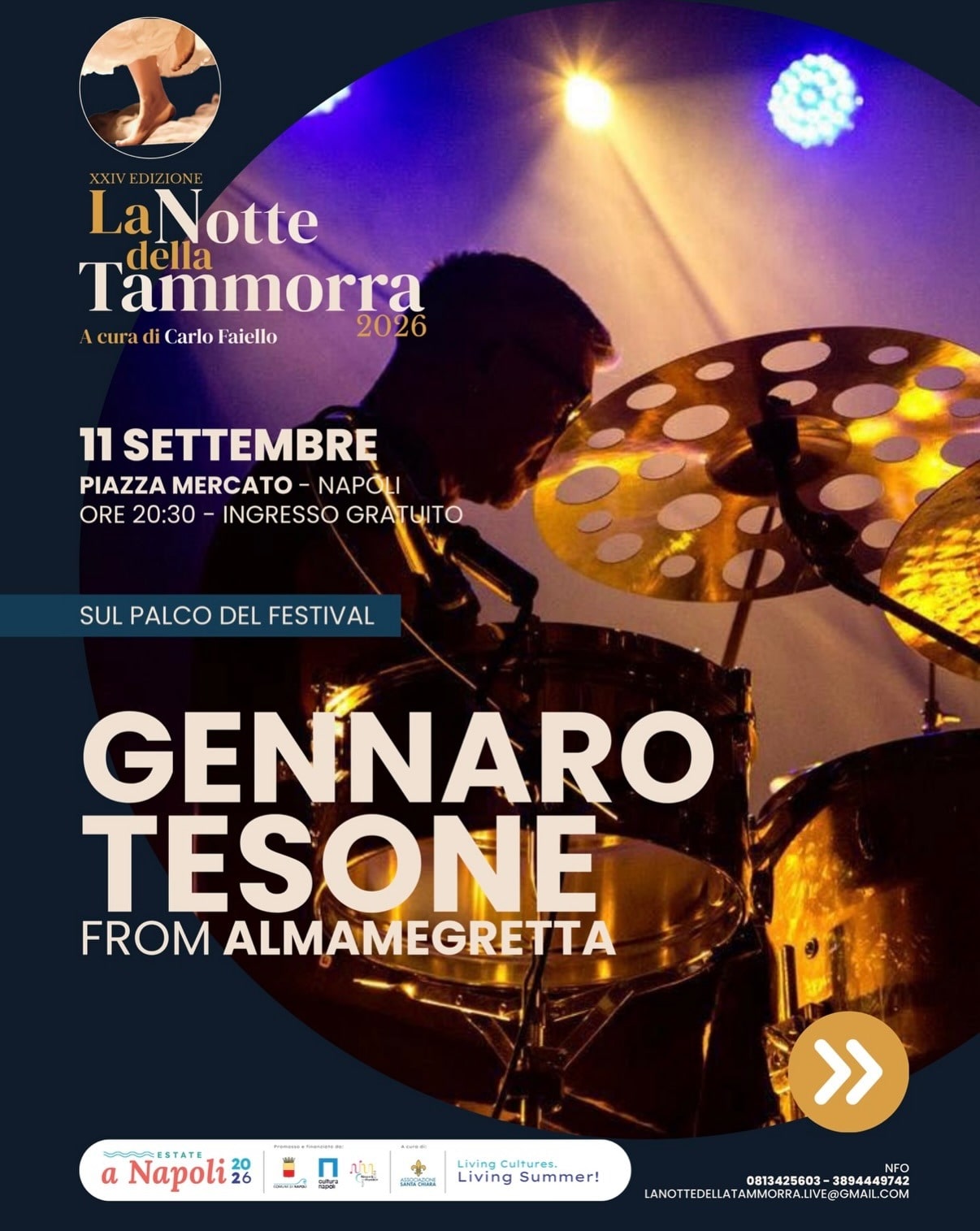 Locandina di Gennaro Tesone from Almamegretta
