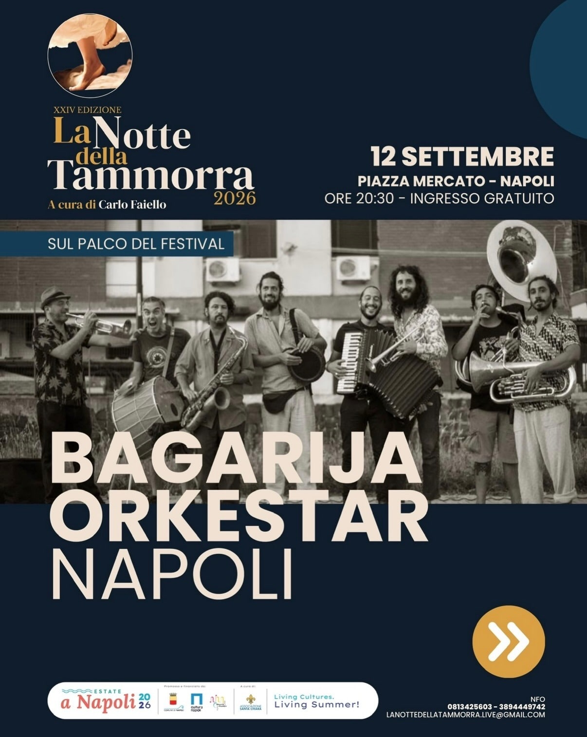 Locandina di BAGARIJA ORKESTAR NAPOLI