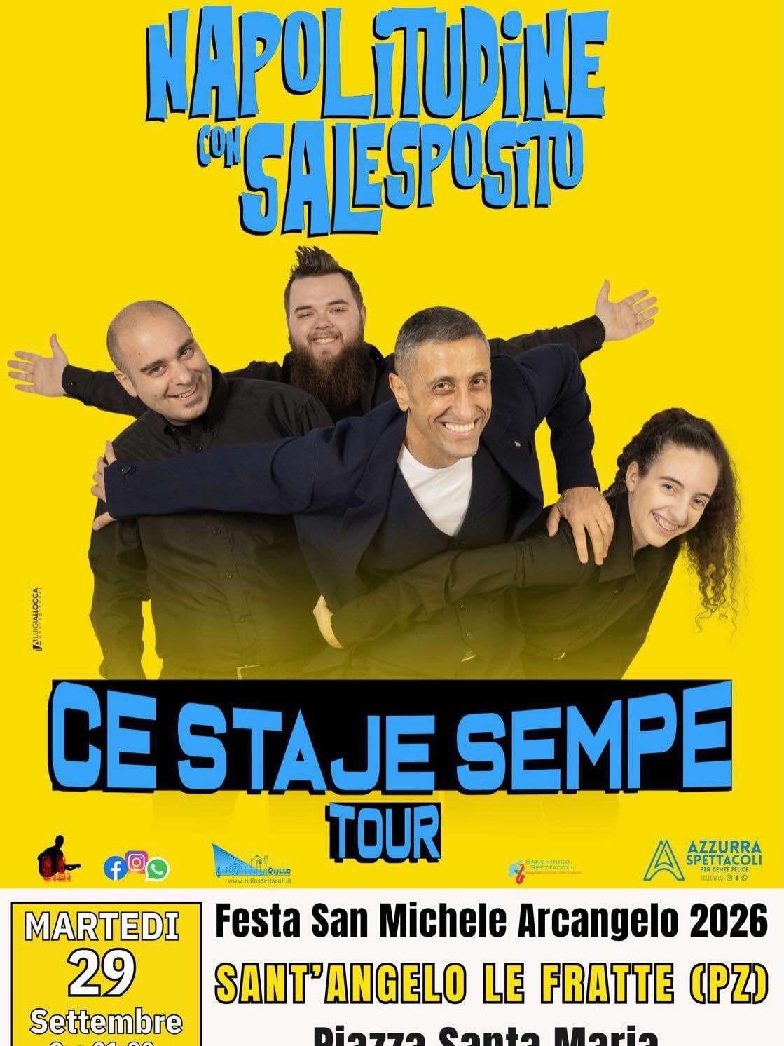 Locandina di Napolitudine con Sal Esposito - Ce Staje Sempe Tour