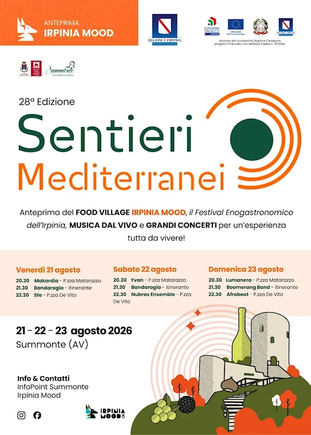 Locandina di Sentieri Mediterranei - 28ª Edizione