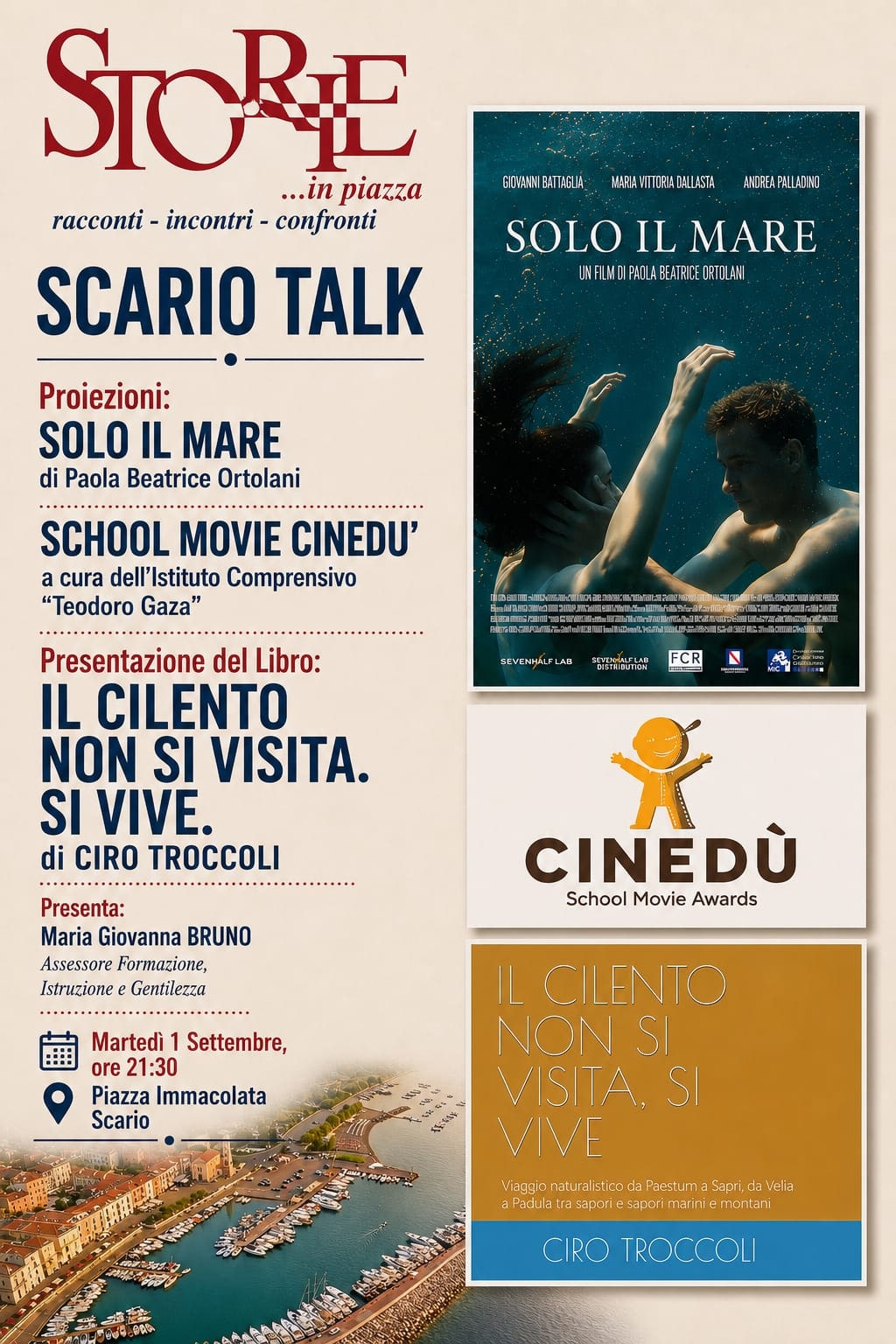 Locandina di STORIE... in piazza - SCARIO TALK