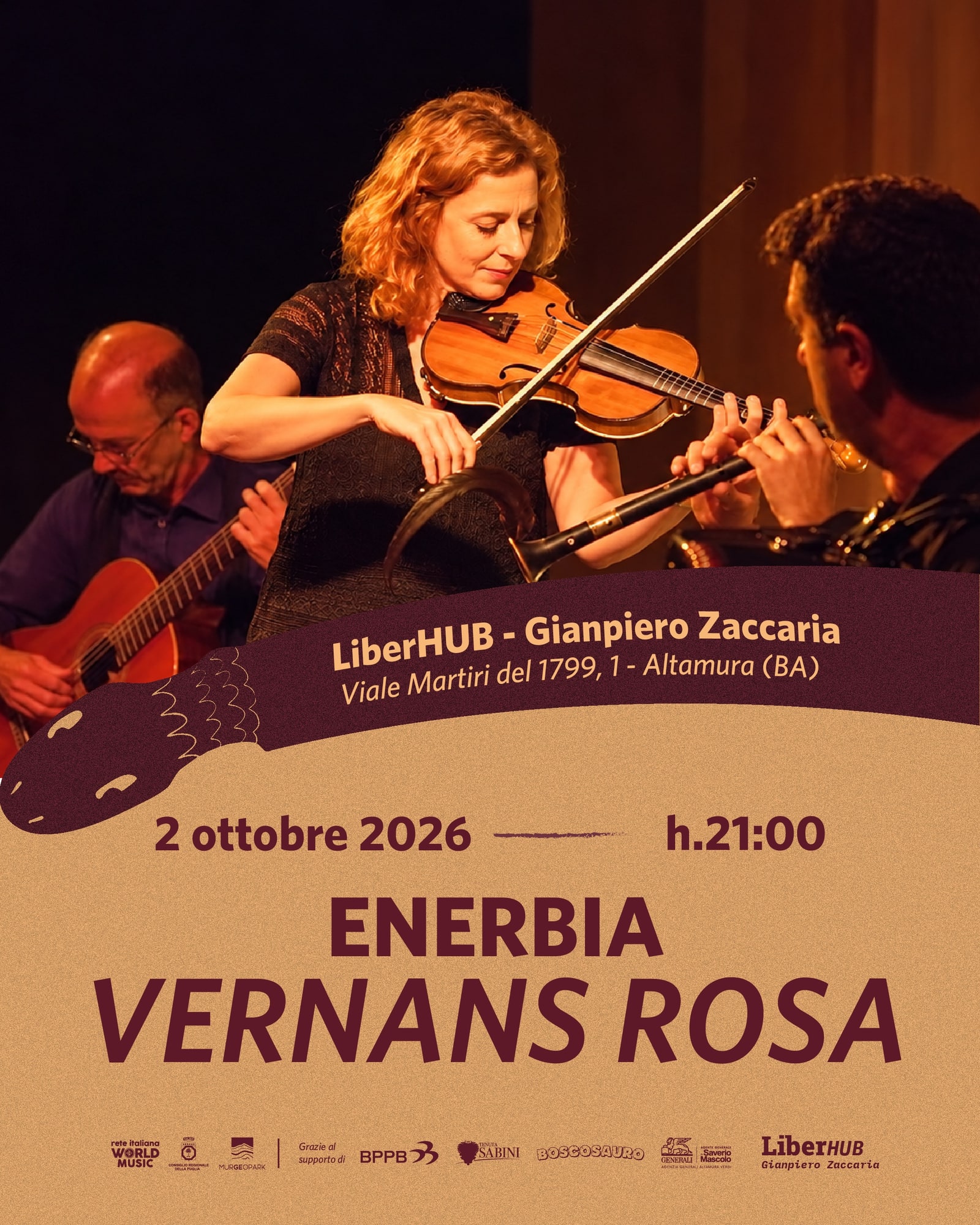 Locandina di Enerbia in "Vernans Rosa"