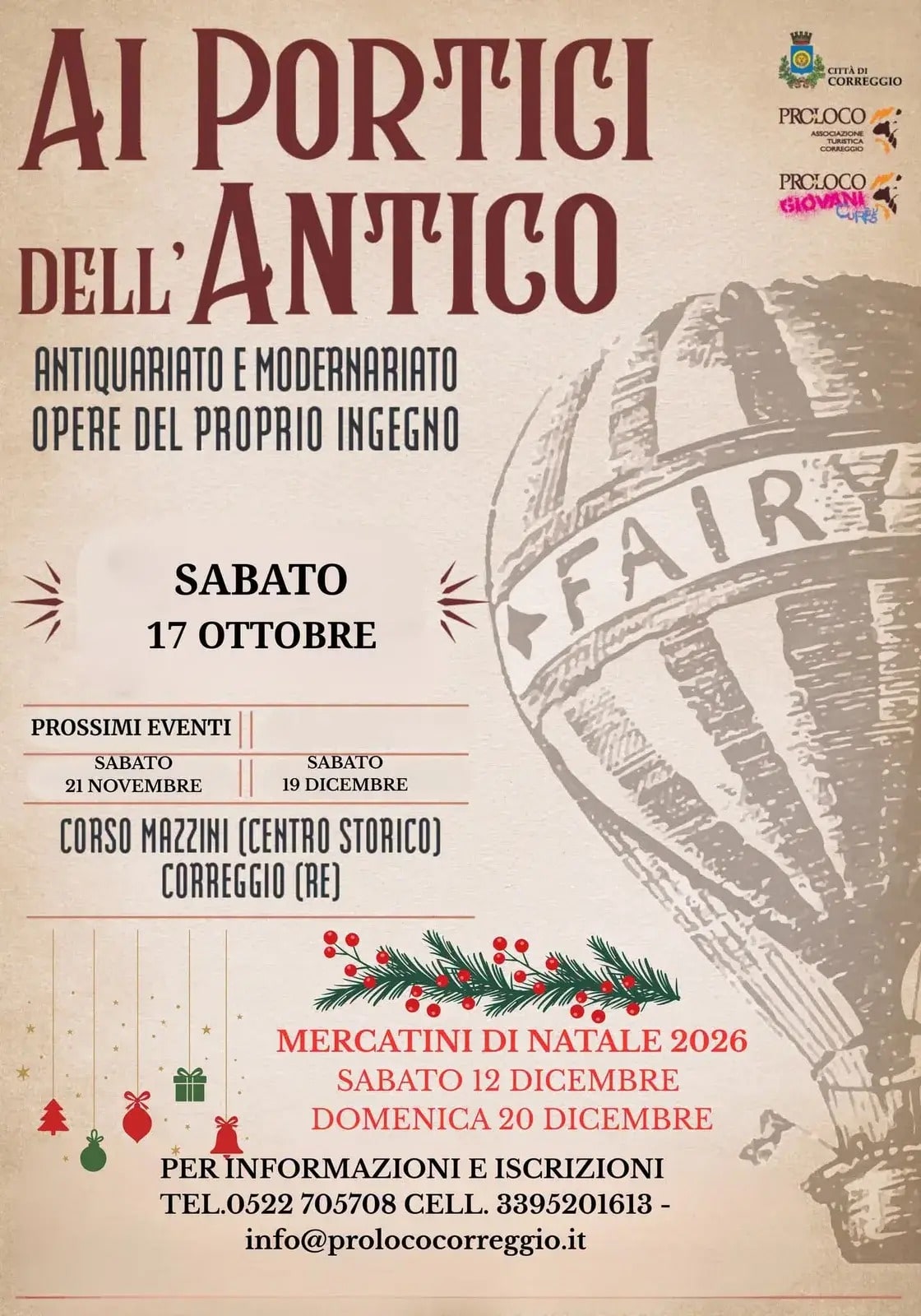 Locandina di AI PORTICI DELL'ANTICO